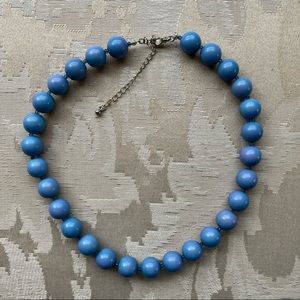 Francescas blue beaded necklace
